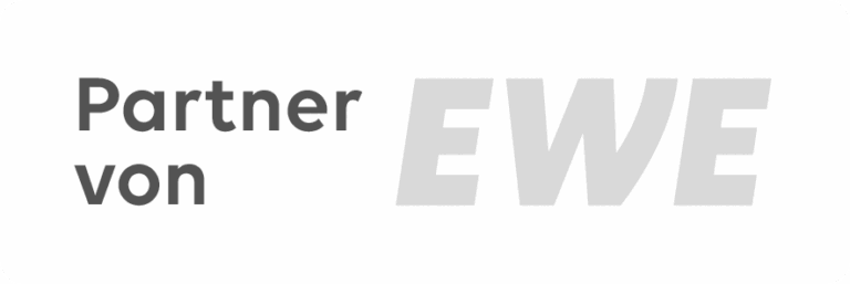 EWE Logo Partnerlogo on white